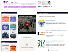 Tablet Screenshot of pozzetta.com